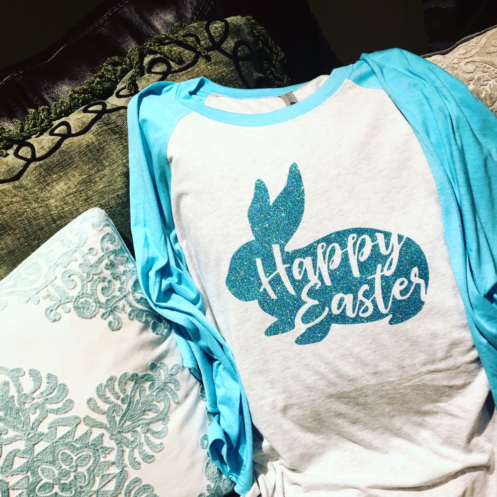 🐣 Happy Easter Raglan Shirt